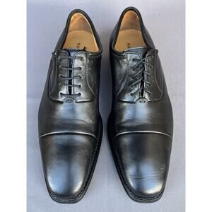 MAGNANNI Federico Oxford Leather Shoes Black Men’s Size 10 US